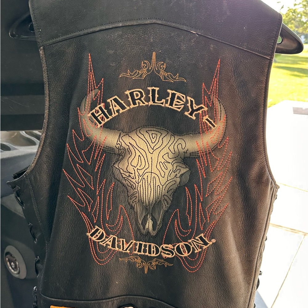 Authentic leather vest